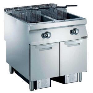 Freidora a Gas Doble Zanussi EVO900 (23+23 Litros) - Alta Potencia 40kW